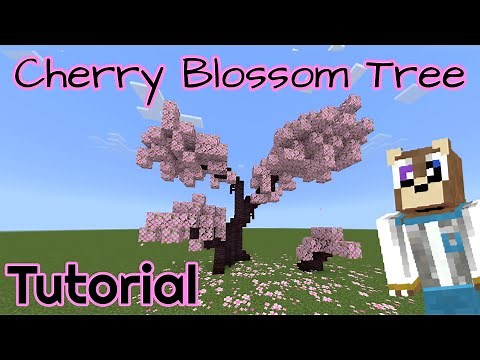 Custom Cherry Blossom Tree Tutorial! (Minecraft 1.20)