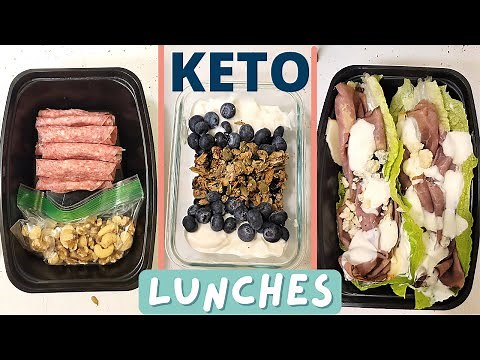 Simple Keto Lunches for Work! | Keto Lunch Ideas.
