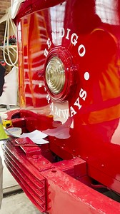 Tram 18 has been rolling around on the tracks for a few weeks with its fresh new look, but we thought we'd show you some satisfying behind the scenes! 🚋😮 The iconic Bendigo Tramways lettering gets placed on each one of our restored trams, and they look fantastic. A massive thanks to @bendigosignarama for all the lettering they put on our trams, it's the finishing touches that make the trams come to life 🥰 . . . . . #Bendigo #Melbourne #Tram #Travel #Family #VisitVictoria #ExploreBendigo #Sati