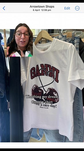 Manifested My Dream GANNI T-Shirt! Thrifting Success Story