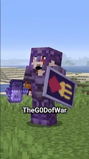 How to make TheG0DofWar’s Shield in Minecraft #minecraft #shorts
