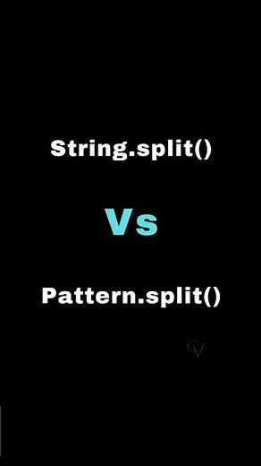 Java String.split() vs. Pattern.split() ✍️