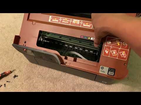 HP Deskjet 3520 Carriage/Cartridge Jam Disassemble
