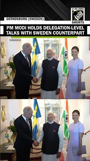 PM Narendra Modi Holds Delegation-Level Talks with Sweden PM Ulf Kristersson