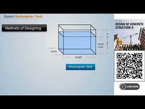 Rectangular Tank | Design of Concrete Structures-II