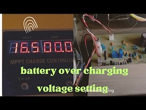 Mppt Overcharging voltage setting