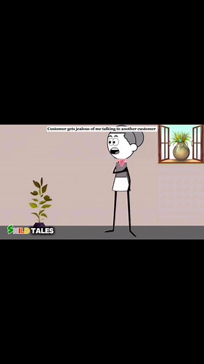 Customer gets jealous of me talking to another customer| AC: @melllsbells #officehumor #reels #callcenterlife #WorkHumor #customerservice #worklifebalance #usa #corporateamerica #worklife #animationmeme | Shild Tales