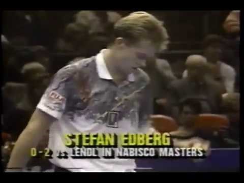 Tennis- 1989 Nabisco Masters Semifinals: Ivan Lendl vs. Stefan Edberg