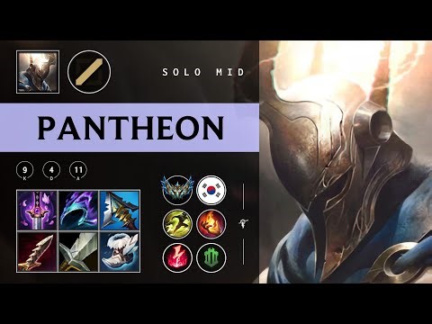 Pantheon Mid vs Azir - KR Challenger Patch 25.24