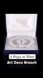 From our sold archives. This Art Deco pin by Raymond Yard can be worn multiple ways. Featuring an impressive total of 18.80 carats of diamonds, the brooch is set with 4 Old European and Old Mine cut diamonds totaling 6.10 carats, complemented by 122 Old European cut diamonds, 48 baguette diamonds and 3 fancy-shaped diamonds totaling 12.70 carats. Its design offers versatility, allowing it to be worn as a single brooch or separated into two dress clips. The design is set in platinum. #msrau #fine