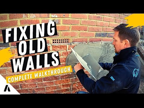 Fixing Old Walls With Render | Get EXTRA STRONG Walls with my SECRET WEAPON in Rendering...