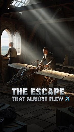 The POWs Who Built a Glider to Escape a Nazi Fortress ✈️🕊️ | Colditz Castle 1944