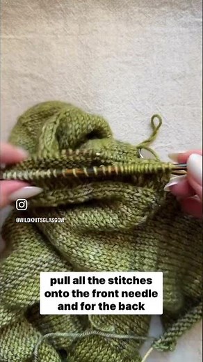 Magic Loop Hack to avoid ladders! #knitting #knittinghack #magicloop