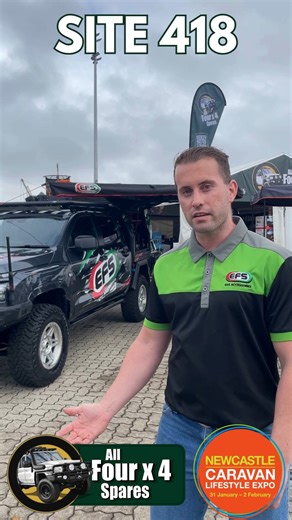 We are here at the Newcastle Caravan Lifestyle Expo with @efs4x4accessories and their fantastic range of Suspension products Come and visit us at site 418 to get some great bargains!  Friday 31 January – Sunday 2 February 2025  Newcastle Entertainment Centre & Showground | All Four x 4 Spares, Service & Dismantling | Facebook