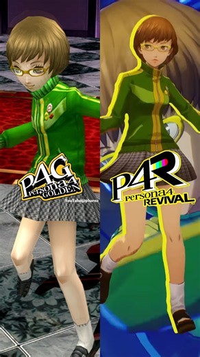 Idle Animation P4G vs P4R