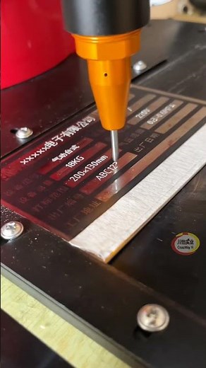 CNC Marking Machine For Metal Aluminum NamePlate