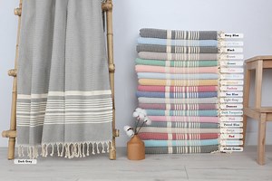Bachelorette Party Favors, Personalized Turkish Towel, Striped Towel, Turkish Cotton Towel, Home Decor Gifts, Grandma Gift, - Etsy