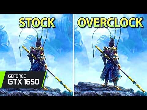 Stock vs Overclock Test on GTX 1650 - 11 New Games (1080p)