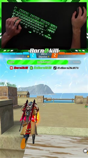 No mercy 🔥 #kick #fyp #b2k #born2kill #freefire #garena #awm #game