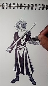 Speed drawing feitan from Hunter x Hunter anime #fbreelsfypシ゚viralシ #reelsviralシ #followerseveryone #thankyouforyoursupport #batang90s | Bad's Art