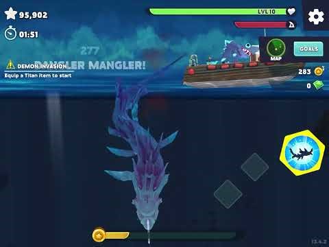 Hungry Shark evolution Luminite has a Glitch