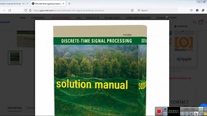 Discrete time signal processing Oppenheim Schafer 3rd edition solution manual