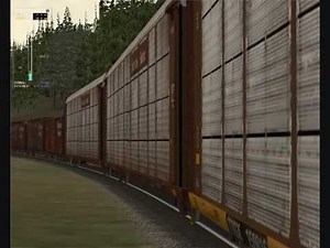 MSTS - Cascades Crossing (Willamette Pass) - SP Freight Train