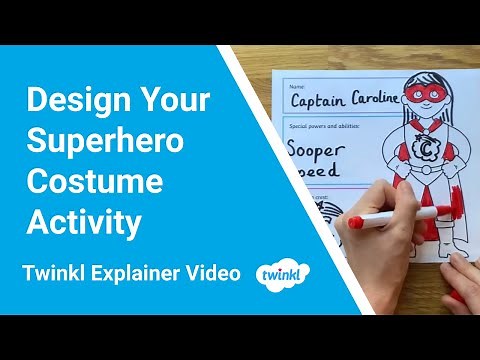 How to Design a Superhero Costume | EYFS Art Activity