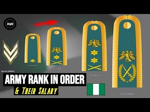 Simple Guide to All Army Ranks & Salary in order - Nigeria