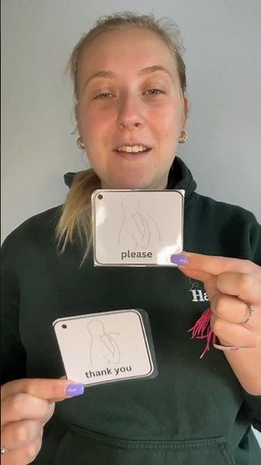 Makaton signs for “please” and “thank you”