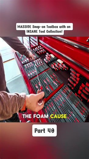 MASSIVE Snap-on Toolbox with an INSANE Tool Collection! #toolboxtour #toolsetup #garageorganization #part40