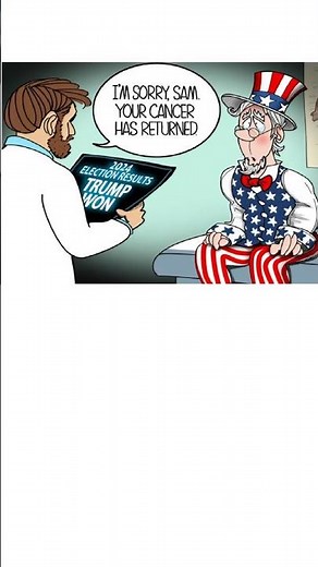 October 22 - Funny Donald Trump Cartoon - Hilarious America Politic Humor #politics #shorts #trump