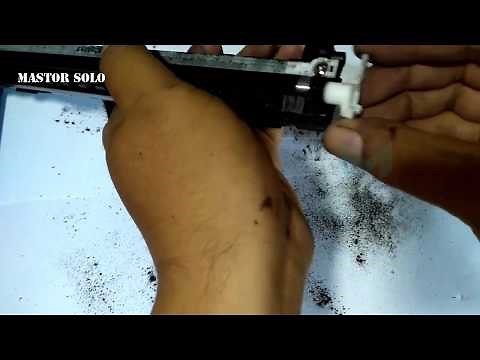 tutorial refill toner cartridge 48A printer hp laserjet M15w