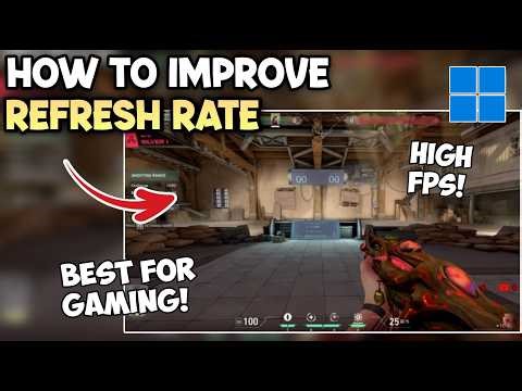 How to Change Hz Refresh Rate on PC (Fix Low FPS Fast!) - Best for Gaming
