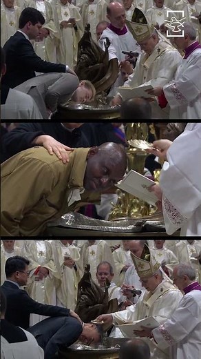 Pope Leo welcomes 10 new Catholics at Easter Vigil | Shalom World News