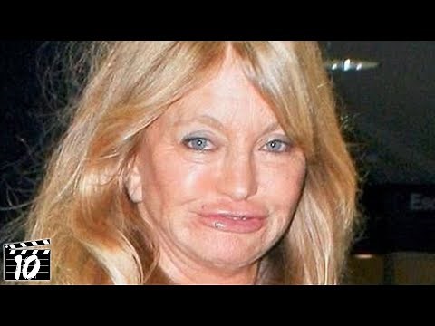 Top 10 Hollywood Celebrities Who Are Unrecognizable After Plastic Surgery | Marathon