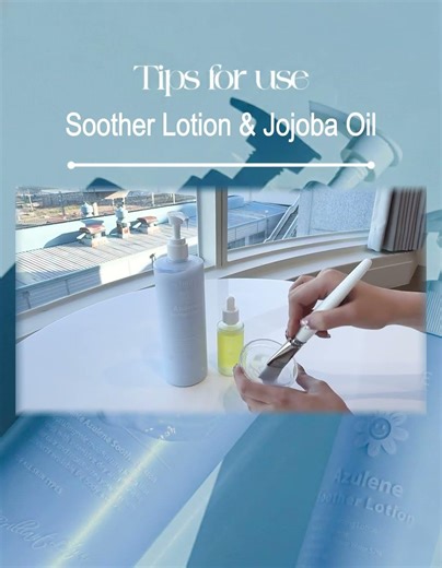 Dr.Sante Tips for use_Elsol Boosting Oil & Azulene Soother Lotion #aestheticskincare #esthetician