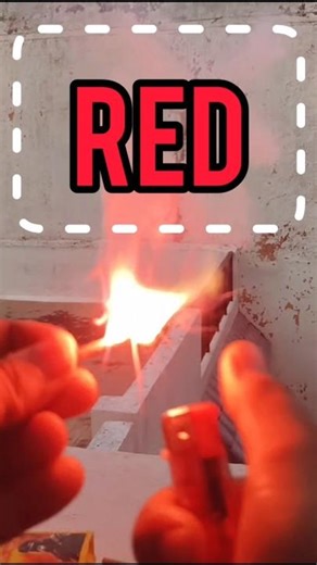 Why Do Firecrackers Burn Red? | Strontium Nitrate Flame Test Explained 🔥