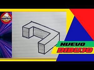 ¿como dibujar en 3D? facil y explicado
