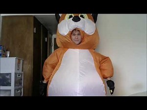Surferbrg Short Inflatable Fox Costume from Spooktacular Creations
