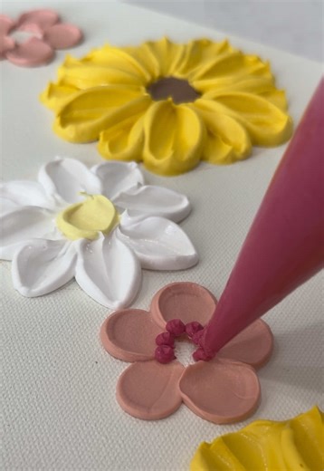 Ready to learn how? Textured floral art has become my creative outlet that I had been missing after new mom life. Learn how to do this yourself in my Beginners Guide to Floral Art. FOLLOW for calming art videos, mini tutorials and art reveals. #texturedart #textureart #flowerart #DIY #acrylic