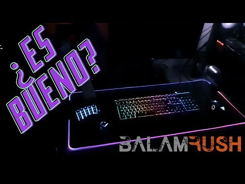 Balam Rush Ragnarok / ¡Un mouse pad enorme y con RGB!