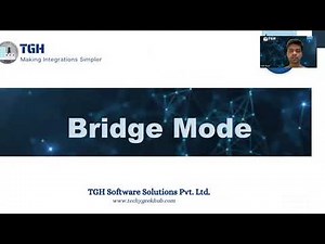 Bridge Mode on Boomi - A Tech Talk by TGH Experts, Adil