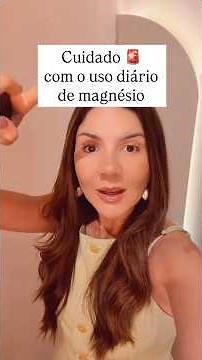 Be careful with daily magnesium intake!