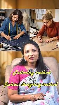 Tailoring vs Fashion Designing ✂️👗 | Key Differences Explained | Which is Better for Your Career