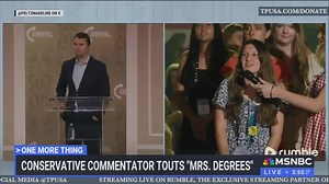 MAGA Chauvinist, debate-loser Charlie Kirk held a “Leadership Summit for Girls” and told a group full of young ladies what college degree he thinks they should pursue. Watch this bullshit: | Lincoln Square Media