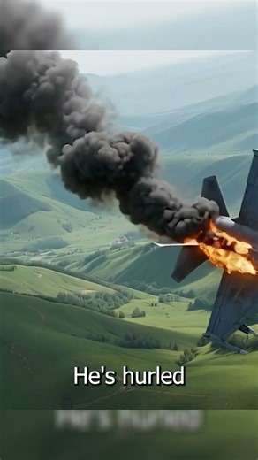 MISSILE HIT! F-16 Explodes Over Enemy Territory 😱 Real Behind Enemy Lines | (Short 2/5) #F16Crash