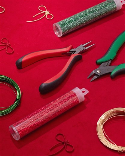 Stuff their stocking with what they really want this year: jewelry making supplies!🎁 Shop our jewelry maker must haves here: https://bit.ly/3Yy1W6l | Jewel School