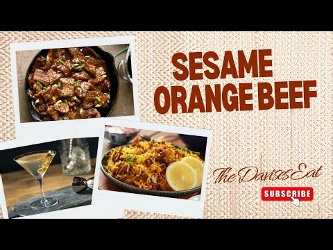 Martin Yan's Sesame Orange Beef and Golden Fried Rice