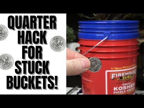 No More Stuck Buckets | Use A Quarter To Separate Them In Two Seconds (14 Hacks)